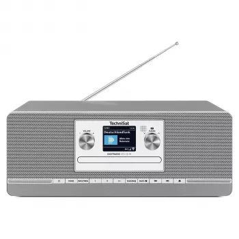 TechniSat DIGITRADIO 372 CD IR Internetinis radijas su DAB+ ir FM imtuvu, antracito ir sidabro spalvos