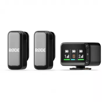 Belaidis lavalier mikrofonų rinkinys Rode Wireless Micro Camera Kit su siųstuvu ir imtuvu