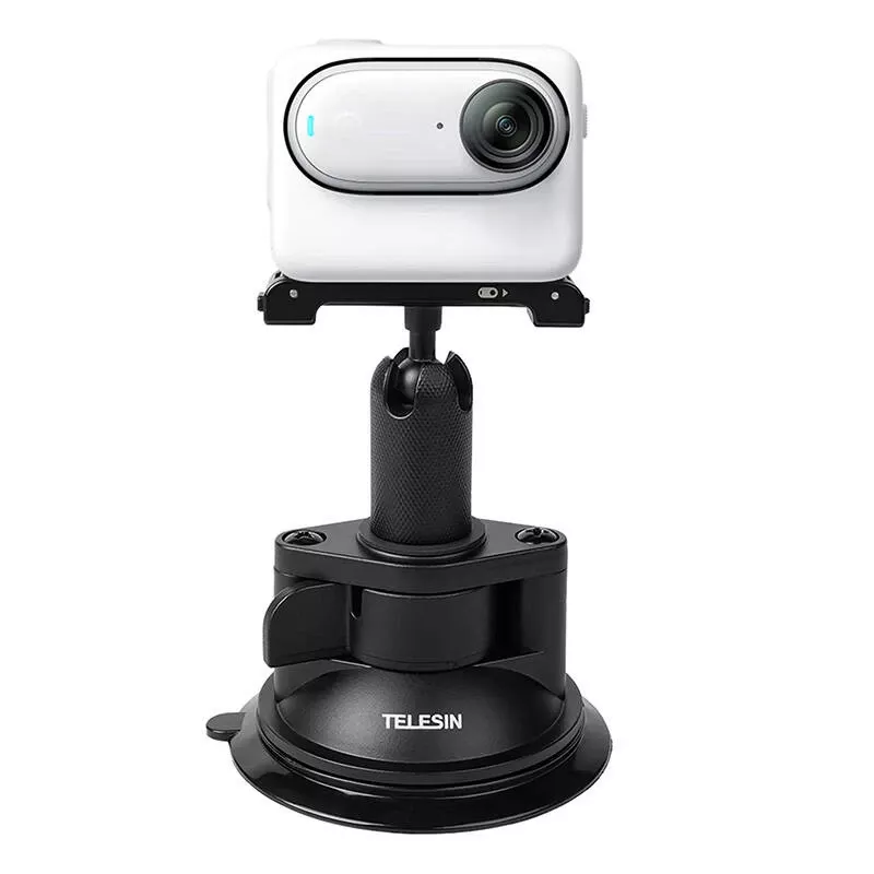 Magnetinis pagrindas ir siurbtuko laikiklio rinkinys Telesin MAG-003, skirtas Insta360 GO 3