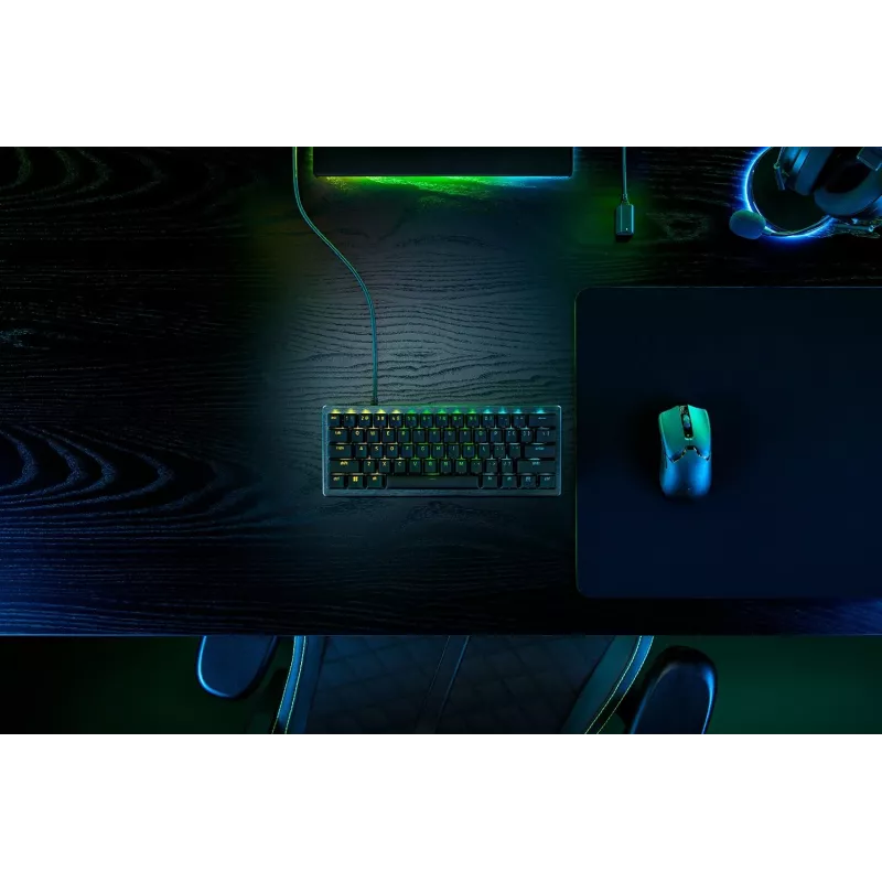Razer Huntsman V3 Pro Mini žaidimų klaviatūra USB QWERTZ juoda