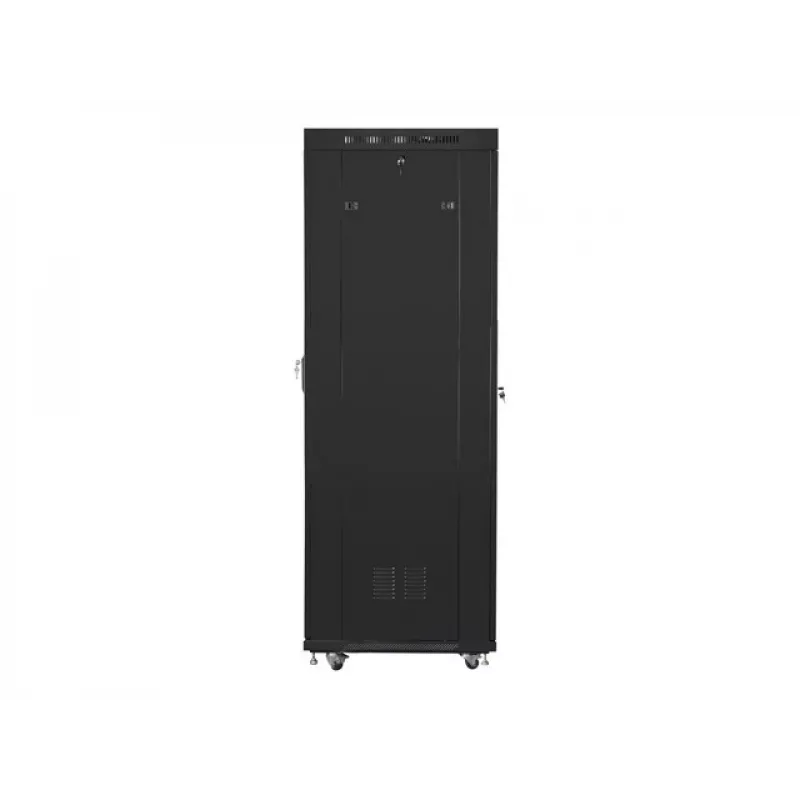 Spintelė serverinė LANBERG FF01-6842-23BL 42U laisvai pastatoma, 2127,5×600×800 mm, IP20, rakinama, su ratukais