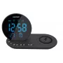 Blaupunkt CR85BK radijas su FM PLL imtuvu, USB įkrovimu, belaidžiu įkrovimu, vidaus/lauko temperatūra, juodas