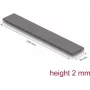 Termo padėklas DeLOCK 18477 3 W/m·K pilkas 20x120x2 mm