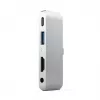 Satechi Aliumininis USB-C Hub skirtas iPad Pro sidabrinis
