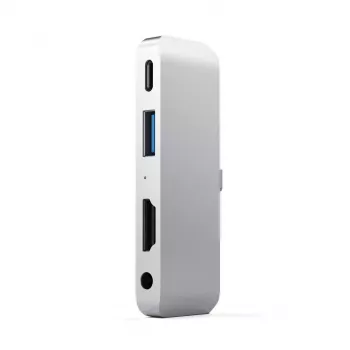Satechi Aliumininis USB-C Hub skirtas iPad Pro sidabrinis