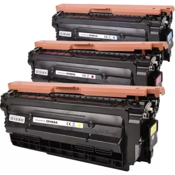 Renkforce toneris, skirtas HP 201X, CF253XM suderinamas kombinuotas rinkinys Cyan, Magenta, Yellow 2300 puslapių RF-Toner-HP201XDCMY RF-6922872 (RF-6922872)