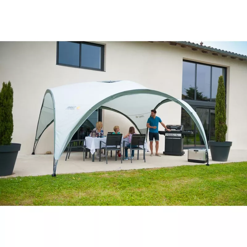 Paviljonas renginiams, 4,5 x 4,5 m (šviesiai pilka/pilka)