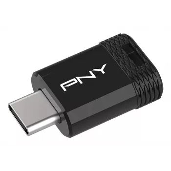 USB atmintukas PNY Elite-X 256 GB USB Type-C 3.2 Gen 1 (skaitymas 200 MB/s, rašymas 100 MB/s) Juodas