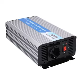 Extralink įtampos keitiklis 12V - 230V, 1500W, modifikuotas sinusas OPIM-1500W