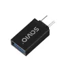 Savio AK-80 vaizdo kabelio adapteris 0 m USB A tipo USB C tipo juodas