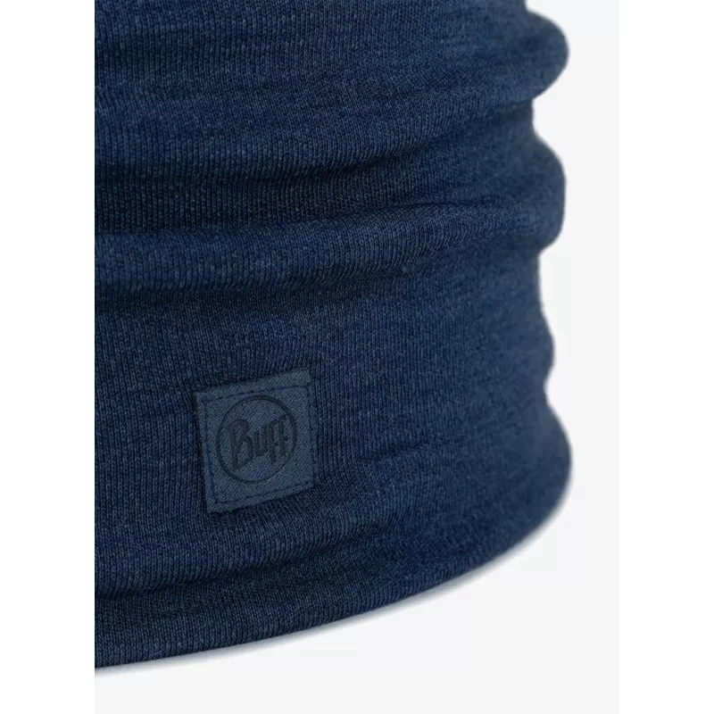 Buff merino vilnos kaklo ir veido šildytuvas 113018.779.10.00 — sunkus, besiūlis, unisex, mėlynas