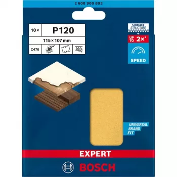 Bosch 2 608 900 893 šlifavimo popieriaus lapas medienai