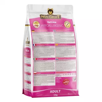 WOLFSBLUT VetLine Hypoallergenic Horse su saldžiosiomis bulvėmis - sausas šunų ėdalas - 2kg