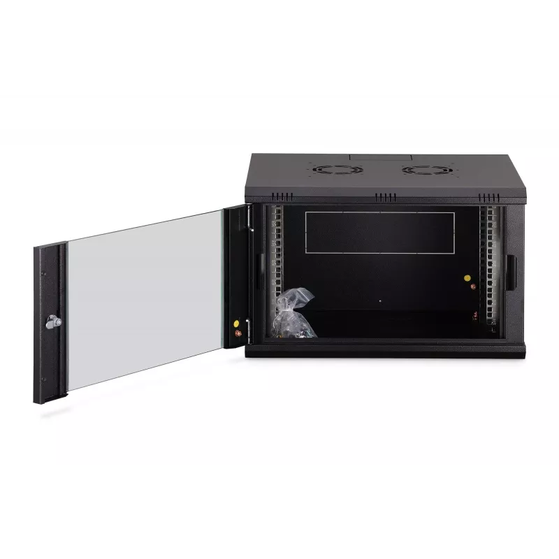 Sieninis 19 colių stovo spintas DIGITUS Dynamic-N DN-37101 — 7U, 600x450 mm, IP20, rakinamas, nesurinktas