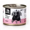 Šlapias kačių ėdalas 3coty 04 Kalakutiena 180 g – pate suaugusioms katėms, vieno baltymo, pilnavertis pašaras