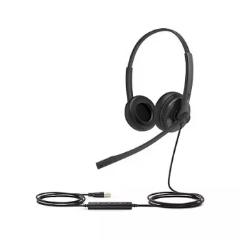 Yealink UH34 SE Lite Dual Teams laidinis ausinių komplektas su USB Type-C, juodos spalvos