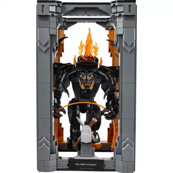 LEGO ICONS 10367 „Žiedų valdovas: Balrogas“ knygų lentynos intarpas