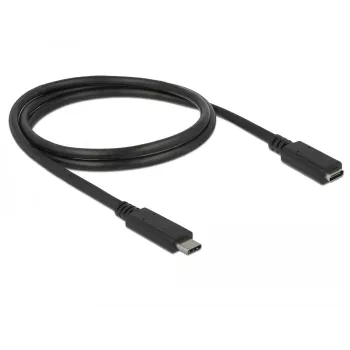 USB laidas DeLOCK 85533 USB 3.2 Gen 1 1m USB C juodas