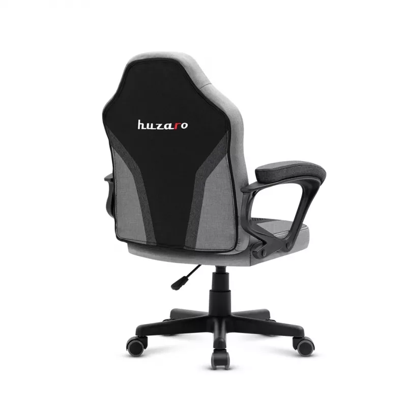 Žaidimų kėdė vaikams Huzaro HZ-Ranger 1.0 Gray tinklelis, pilka ir juoda