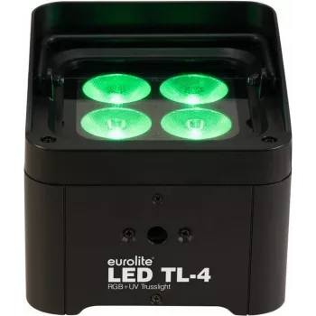 LED prožektorius EUROLITE TL-4 QCL RGB+UV — 4 viename RGB+UV šviesos diodai scenos ir renginių apšvietimui
