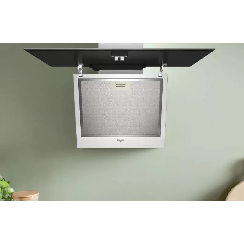 Sieninis gartraukis Bosch DWK65DK20, 590×325×690 mm, 550 m³/h, 3 greičiai, 62 dB, baltas, aliumininis riebalų filtras