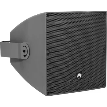 Įmontuojamas/ant paviršiaus montuojamas garsiakalbis Omnitronic ODX-215TM 100V, tamsiai pilkas