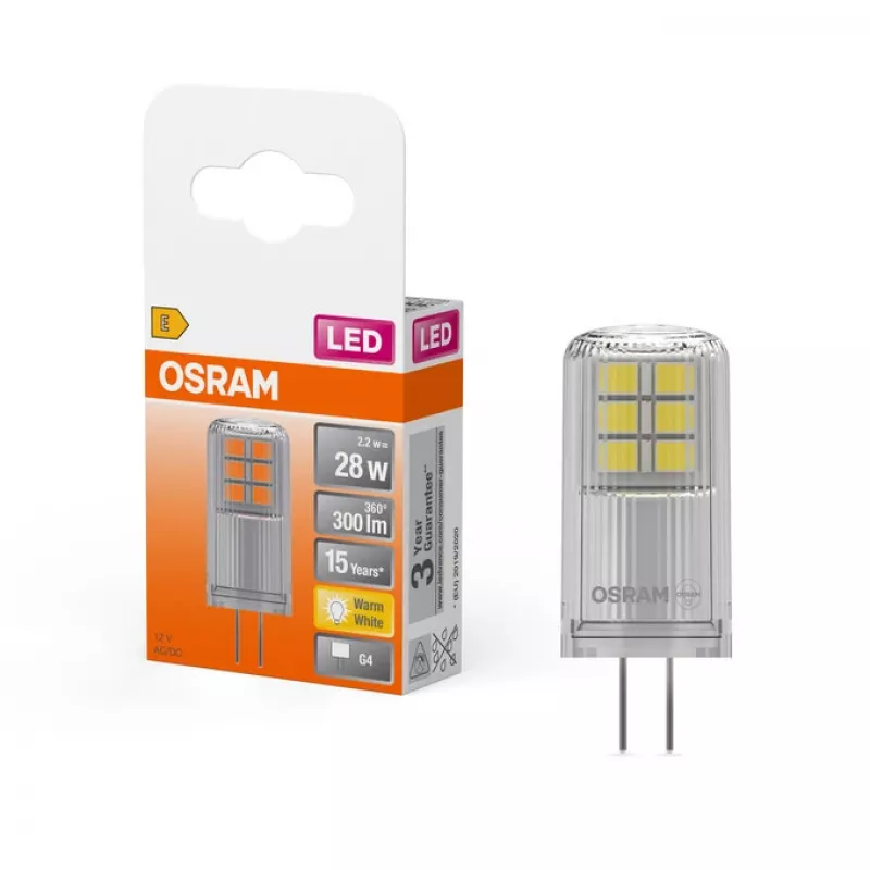 LED lempa Osram STAR LED šilta balta 2700 K 2.4 W G4 F