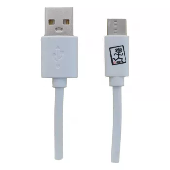USB kabelis 2GO 795925 1 m Micro-USB B USB-C USB 3.2 Gen 1 Baltas