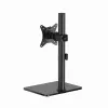 Monitorio stovas ant stalo GEMBIRD MS-D1ST-03 pilnas judesys 17–32 colių ekranams, plieninis, juodas, VESA 75x75–100x100, 9 kg