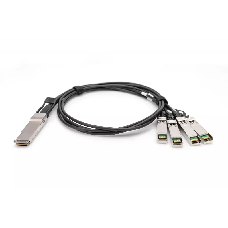 Digitus 40G QSFP+ į 4xSFP+ tiesioginio prijungimo kabelis 3m