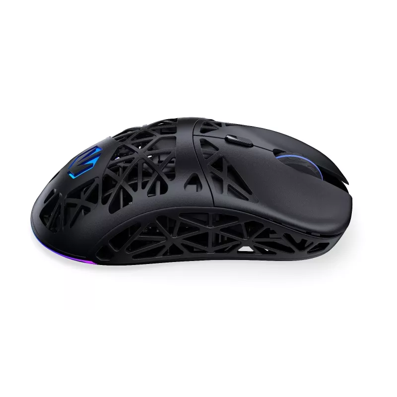 Belaidė žaidimų pelė ENDORFY LIV – dešinei rankai, optinė 12000 DPI, Bluetooth/2,4 GHz, laidinis USB-A/USB-C, 5 mygtukai, aRGB apšvietimas