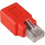 Wentronic Goobay CAT 5e RJ45 jungtis/sujungimas, kryžminis – iki 100 MHz tinklams (68912)
