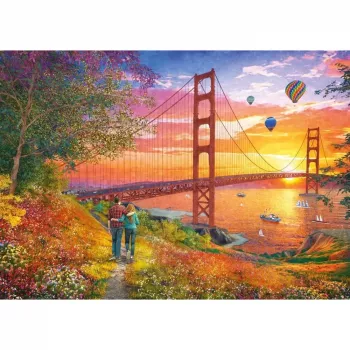 Dėlionė Schmidt Spiele Walking to the Golden Gate Bridge 2000 vnt.