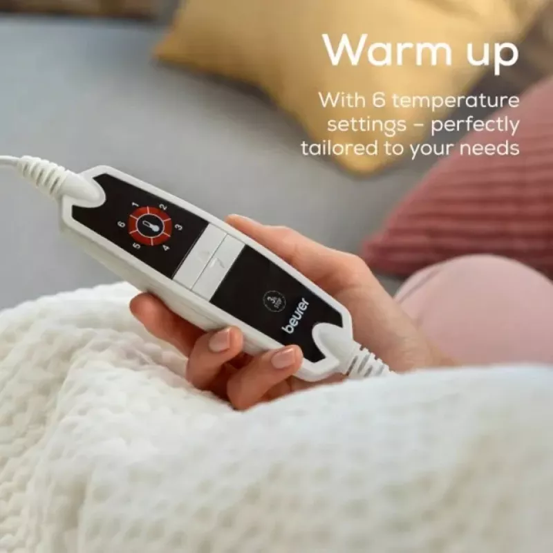 Kaitinimo pagalvėlė Beurer HD 82 Helsinki 100W elektrinė šilumos pagalvėlė modelis 400.52 vietinei šilumai