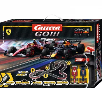 Slot car lenktynių trasa CARRERA GO!!! Speed Zone – modulinis elektrinis lenktynių komplektas