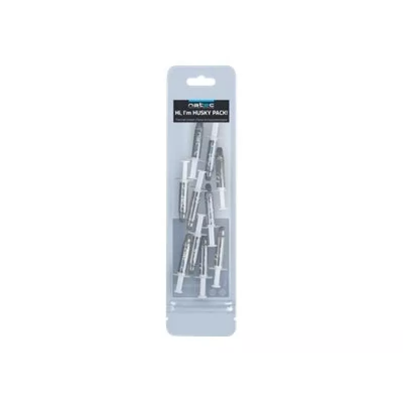 Terminis tepalas NATEC Husky Pack NPT-1581, šilumos laidumas 4,63 W/m·K, pilkas, -30–280 °C, 10 vnt.