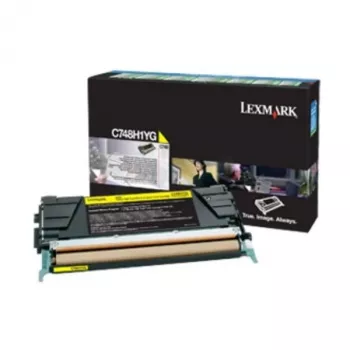 Kasetė su toneriu Lexmark C748 Geltona 10 000 puslapių