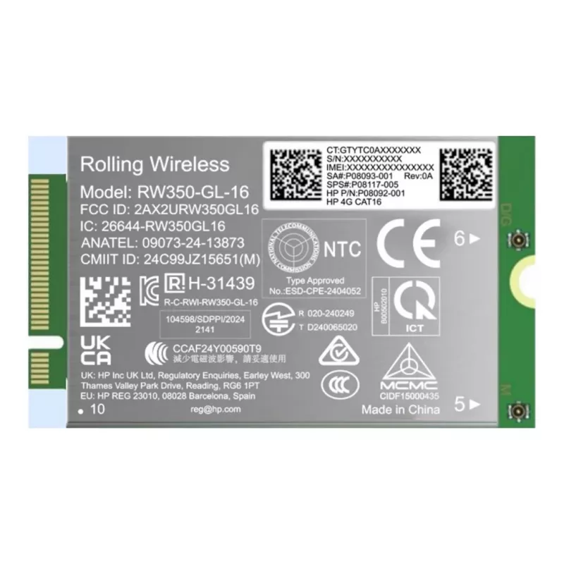 HP 4G LTE-Advanced Pro Cat16 WWAN modulis B8BD2AA