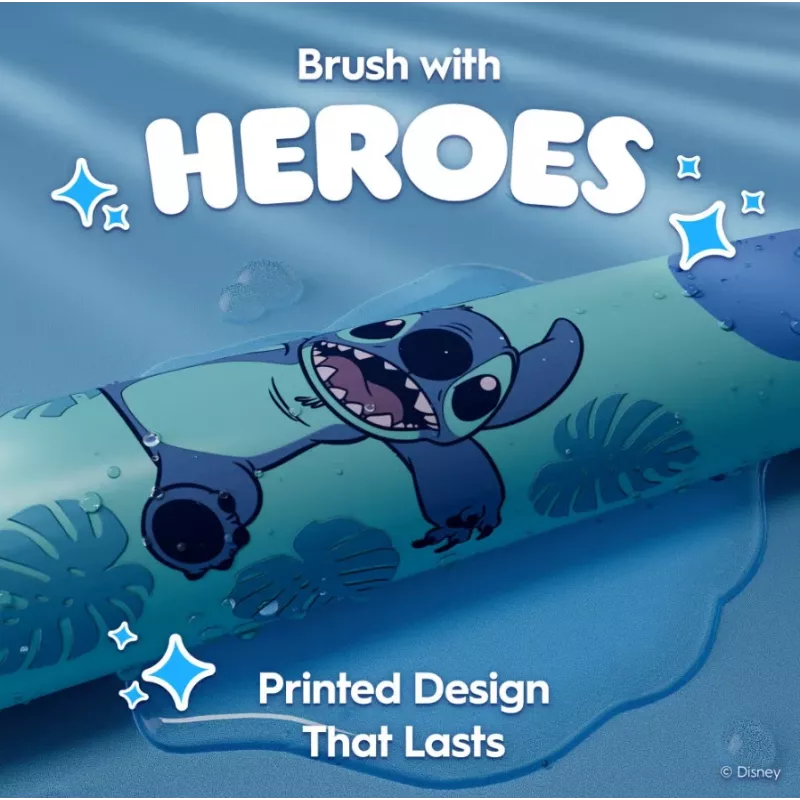 Oral-B iO Kids Disney Stitch elektrinis dantų šepetėlis su kelioniniu dėklu, įkraunamas, 6Y+, 1 šepetėlio antgalis, 3 režimai