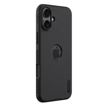 Apsauginis dėklas Nillkin iPhone 16 Plus Super Frosted Pro – juodas, plonas kietas korpusas