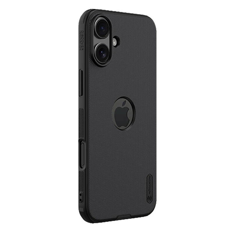 Apsauginis dėklas Nillkin iPhone 16 Plus Super Frosted Pro – juodas, plonas kietas korpusas