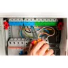 Kombinuotos plokščios apvalios nosies replės Wiha 27422 – profesionalus elektrinis izoliuotas įrankis