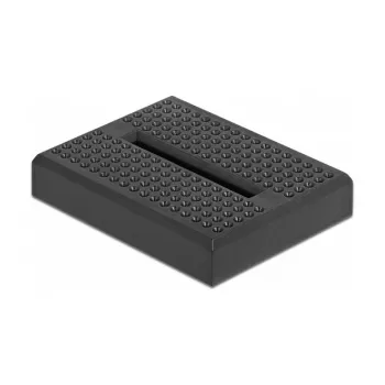 Breadboard DELOCK 18317 – plastikinė bekontaktė prototipavimo plokštė, 36×46×10 mm, juoda