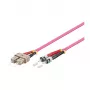 Pataisos laidas LWL Duplex OM4 (Daugiamodis, 50/125) SC/ST, LSZH, reversibilis poliarumas, 2m, Good Connections®