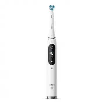 Oral-B iO 9N suaugusiųjų vibracinis dantų šepetėlis Baltas