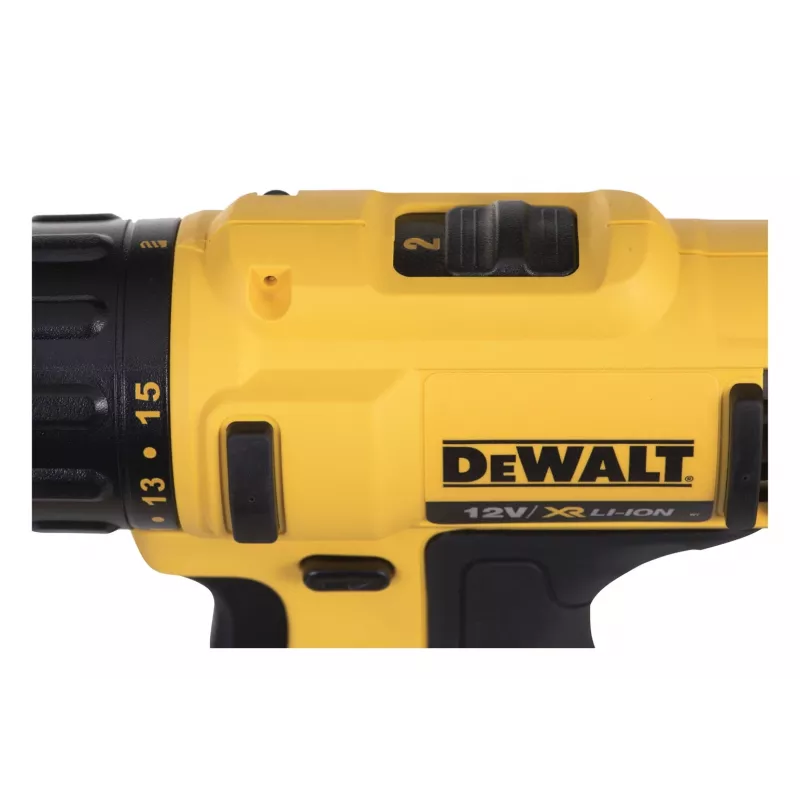 DeWALT DCD 10.8V belaidis gręžtuvas-suktuvas su raktuojamu griebtuvu, Li-Ion, Euro kištukas