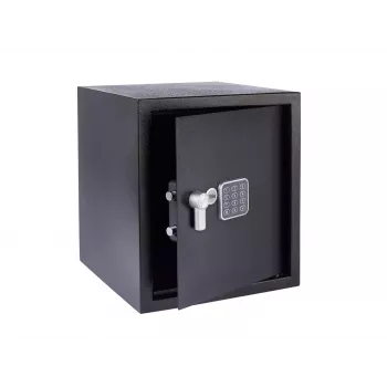 Saugos seifas Yale YSV/390/DB2 – 40 L plieninis seifas, juodas, kombinacinis užraktas, montavimas į grindis/sieną