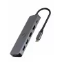 Gembird A-CM-COMBO3-03 USB Type-C 3-in-1 kelių prievadų adapteris (Hub + HDMI + PD)