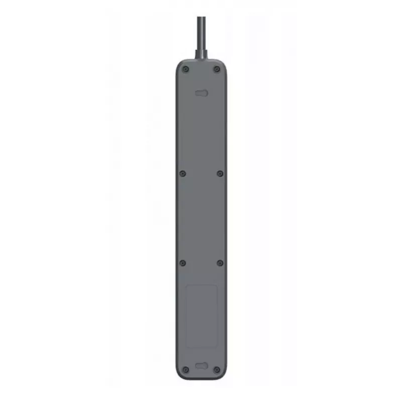TRACER Power Line+ apsauginis ilgintuvas su USB 1,5 m (4 kištukiniai lizdai + 3x USB A, 5V 2,4A)