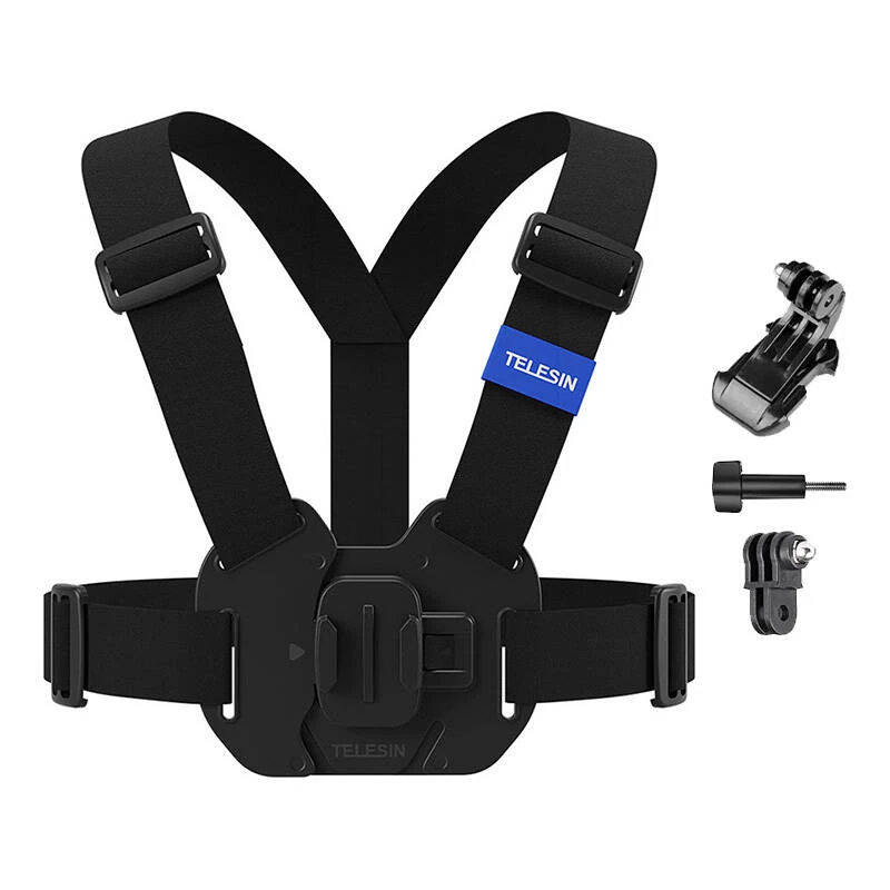 Krūtinės diržas Telesin GP-UCS-001 reguliuojamas, suderinamas su GoPro kameromis